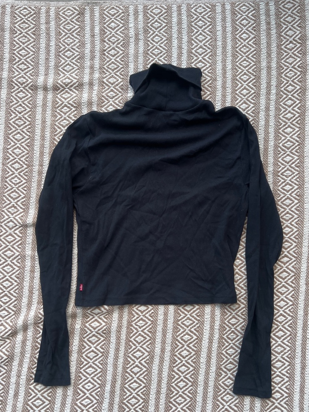 Levi’s Black Turtleneck Long Sleeve Top